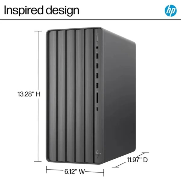 HP Envy Desktop PC,Intel i7-14700(Up to 5.4GHz),64GB RAM,4TB SSD,Intel UHD Graphics,Windows 11 Home,Black - Image 4