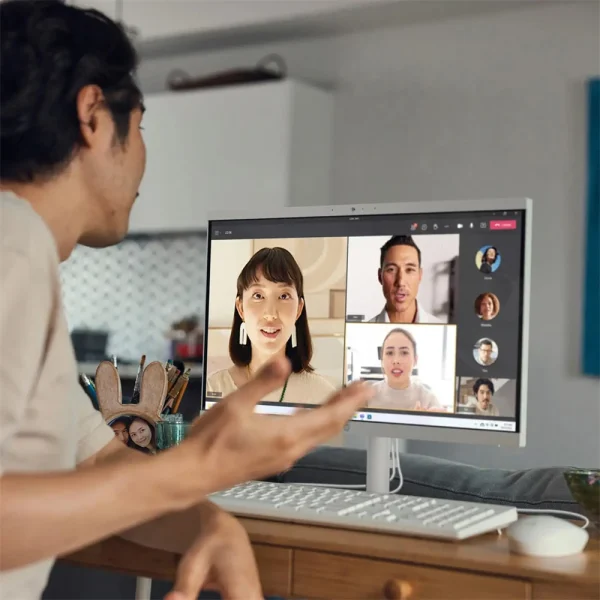 HP 21.5-inch All-in-One Desktop Computer, Anti-Glare 1080P FHD Display, Intel Celeron J4025 Processor, Up to 32GB RAM, 2TB SSD - Image 6