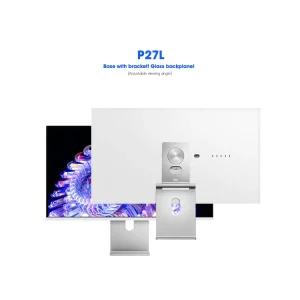 Kuycon 4k 65hz Curved Monitor 27 Inch Led TV Display Panel LCD Monitors Ultra HD Gaming Display P27L Monitor