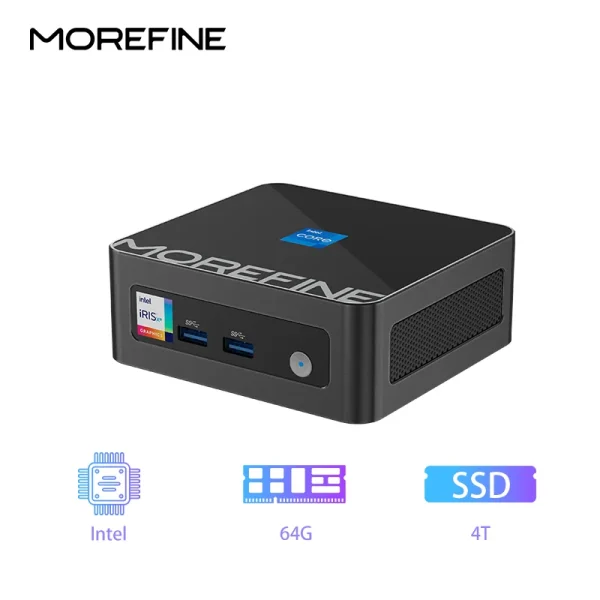 MOREFINE M9PRO Mini PC 12900HK Intel Core I9 Gaming Mini Pc 12450H RAM 16G 512GB NVME Desktop Portable Mini PC Windows 11 Pro - Image 10