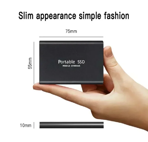 2025 New Hard Drive Waterproof Dustproof Portable External Hard Drive USB 3.1 High-Speed Solid Disk  for PC/Data Transfer/Laptop - Image 3