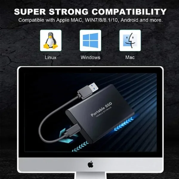 2025 New Hard Drive Waterproof Dustproof Portable External Hard Drive USB 3.1 High-Speed Solid Disk  for PC/Data Transfer/Laptop - Image 18