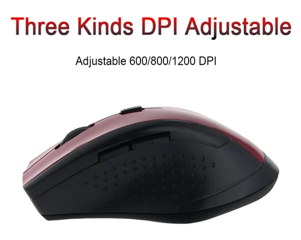 2.4Ghz Wireless Mouse Gamer for Computer PC Gaming Mouse With USB Receiver Laptop Accessories for Windows Win 7/2000/XP/Vista/98 - Image 4