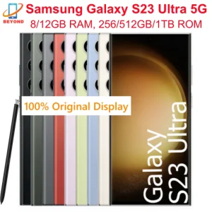 Samsung Galaxy S23 Ultra 5G S918N S918U1 6.8" ROM 256/512GB/1TB RAM 8/12GB Snapdragon NFC Original Android AI Cell Phone