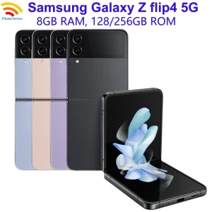 Samsung Galaxy Z Flip 4 Z Flip4 5G F721B F721U1 F721N 6.7" 8GB 128/256/512GB NFC Snapdragon Original Foldable 99% New Cell Phone