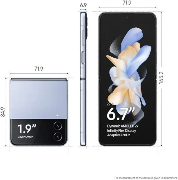 Samsung Galaxy Z Flip 4 Z Flip4 5G F721B F721U1 F721N 6.7" 8GB 128/256/512GB NFC Snapdragon Original Foldable 99% New Cell Phone - Image 18