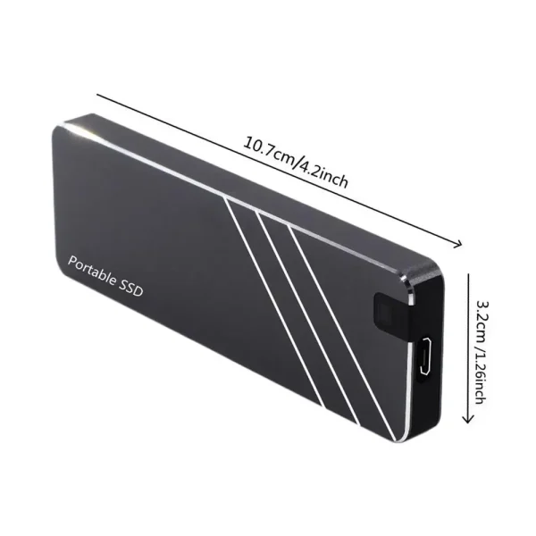 1TB High Speed External Hard Drive  Portable SSD USB 3.1 Solid State Drive Mass Storage Device for PC, Desktop, Laptop, Phones - Image 7