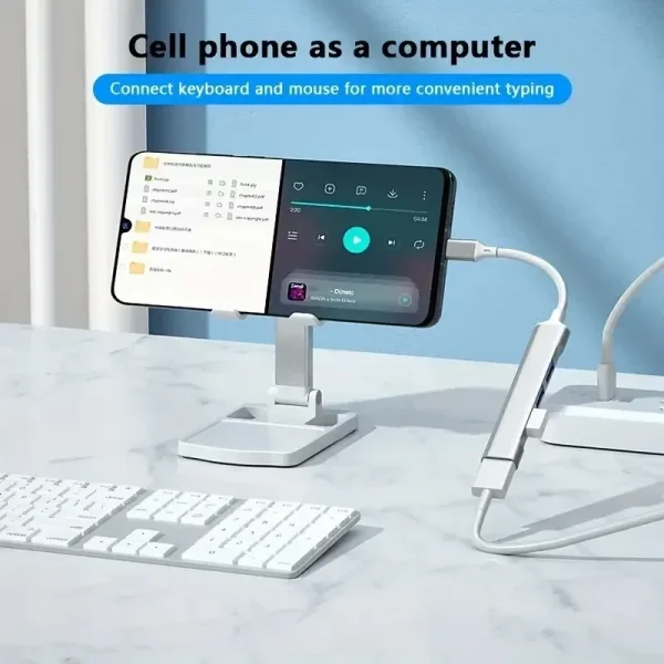 4-Port USB 3.0 2.0 Hub USB Hub Computer Accessory Hub Multi-Port Laptop Mouse Keyboard USB Flash Drive C-Splitter - Image 13