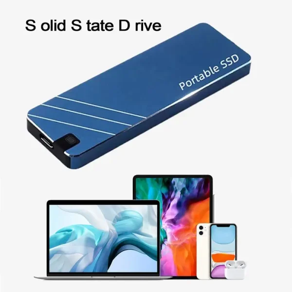 1TB High Speed External Hard Drive  Portable SSD USB 3.1 Solid State Drive Mass Storage Device for PC, Desktop, Laptop, Phones - Image 5