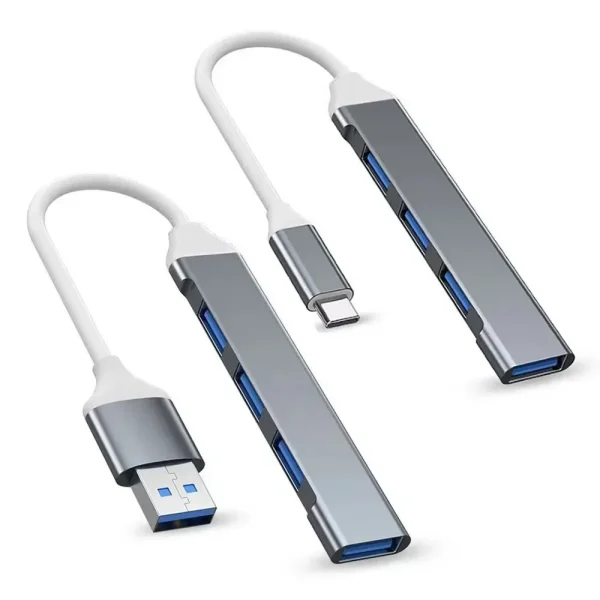 4-Port USB 3.0 2.0 Hub USB Hub Computer Accessory Hub Multi-Port Laptop Mouse Keyboard USB Flash Drive C-Splitter - Image 11