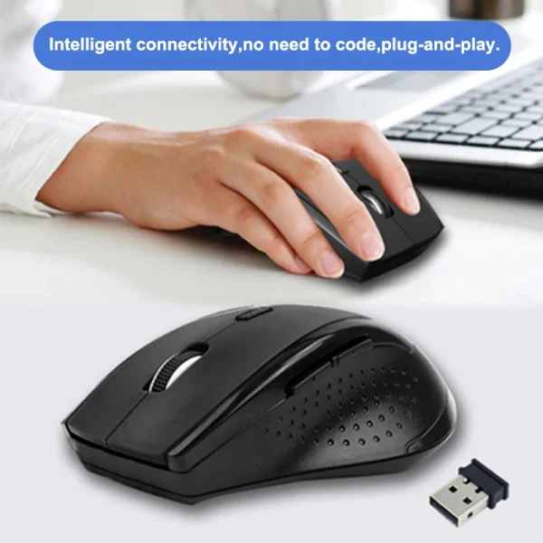 2.4Ghz Wireless Mouse Gamer for Computer PC Gaming Mouse With USB Receiver Laptop Accessories for Windows Win 7/2000/XP/Vista/98 - Image 17