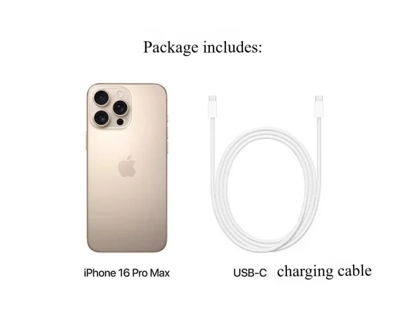 100% Original iPhone 16 Pro MAX Smartphone 6.3" Dual SIM Unlocked 5G Cell Phone Retina XDR OLED Face ID 16P 128GB/256/512GB/1T - Image 17