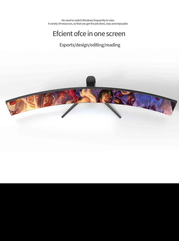 49-Inch Ultrawide Curved LCD Monitor 5K 144Hz Interface Type DP Ultimate Computer Display for Gaming PC Desktop 3800R SCREEN - Image 14