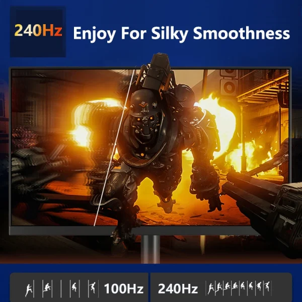 240Hz Monitor game 24 Inch LCD Display Response PC IPS HD Desktop Gaming Computer Screen Flat Panel HDMI-compatible/DP - Image 10