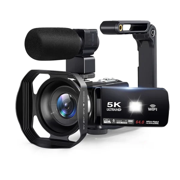 5K Ultra HD Digital Camera 60FPS 18X Zoom 3 Inch LCD Touch Screen Video Camera WIFI Professional Video Camera Portable Camera - Image 13