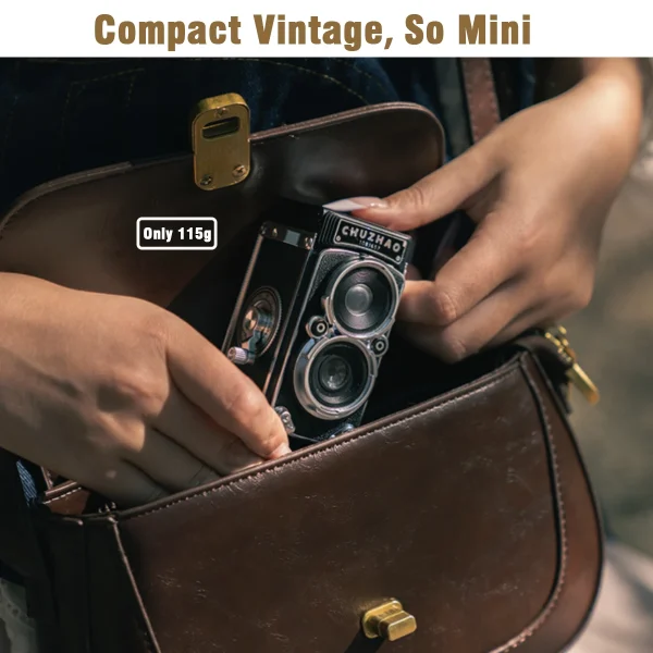CHUZHAO Vintage Mini Digital Camera Autofocus 12MP, 1080P FHD Video Vlogging Portable Camera for Christmas Birthday Ideal Gift - Image 8