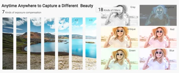 4K 64MP Digital Camera for Photography WiFi Vlogging with Flash Lens Hood Front and Rear 4 Inch Touch Screen Camera - Image 17