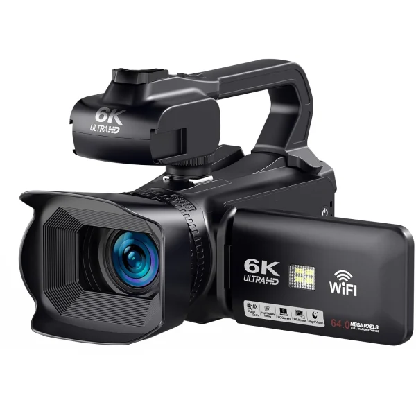 Cheap High Quality 6K Camcorder 64MP 18X Digital Zoom Video Camera IR Night Vision Anti-Shake for Photography - Image 2