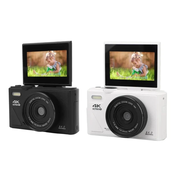 4K 64MP Digital Camera for Photography 3 Inch IPS Flip Screen 18X Digital Zoom Video Vlogging Camcorder YouTube Webcam Cameras - Image 20
