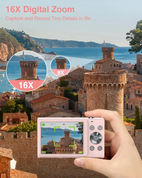 4K Digital Camera Autofocus Vlogging Camera HD 48MP with 2.8" Large Screen Camcorder Camera for Photography for Kid Adult - Image 19