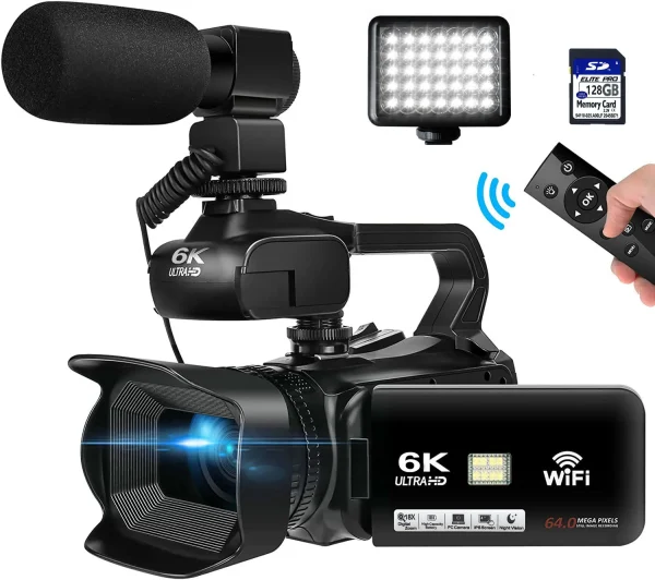 Cheap High Quality 6K Camcorder 64MP 18X Digital Zoom Video Camera IR Night Vision Anti-Shake for Photography - Image 4